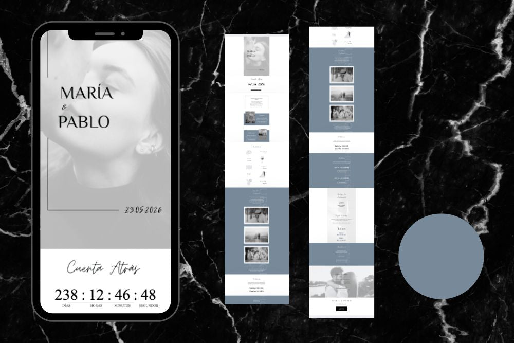 Invitación Digital Jade Color Bruma