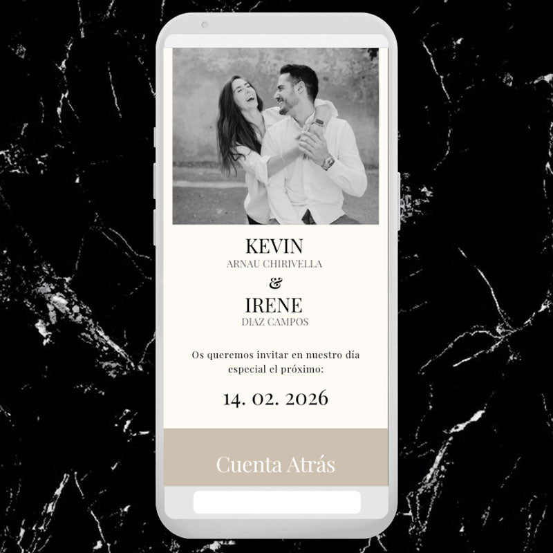Invitaciones digitales de boda