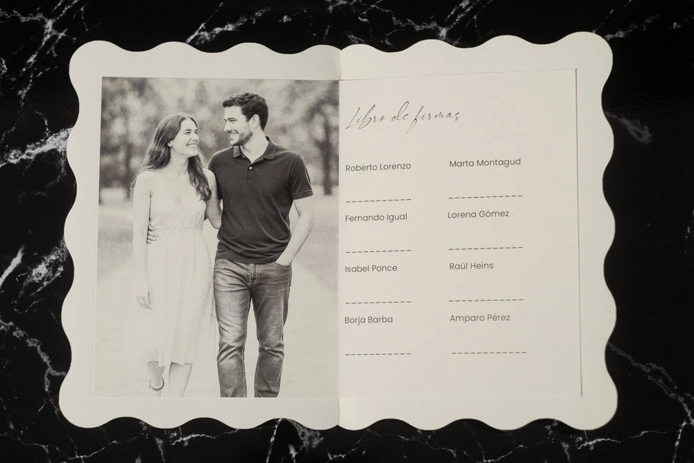Libro de firmas de boda -  Recuerdo